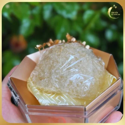 Yến sào tinh chế vụn Nha Trang giá rẻ, tiện lợi không cần nhặt lông, chỉ cần chưng ngay.