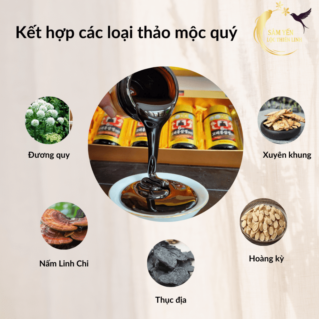 Hộp quà biếu cao hồng sâm 365 Hàn Quốc thiết kế sang trọng dành cho người thân và đối tác