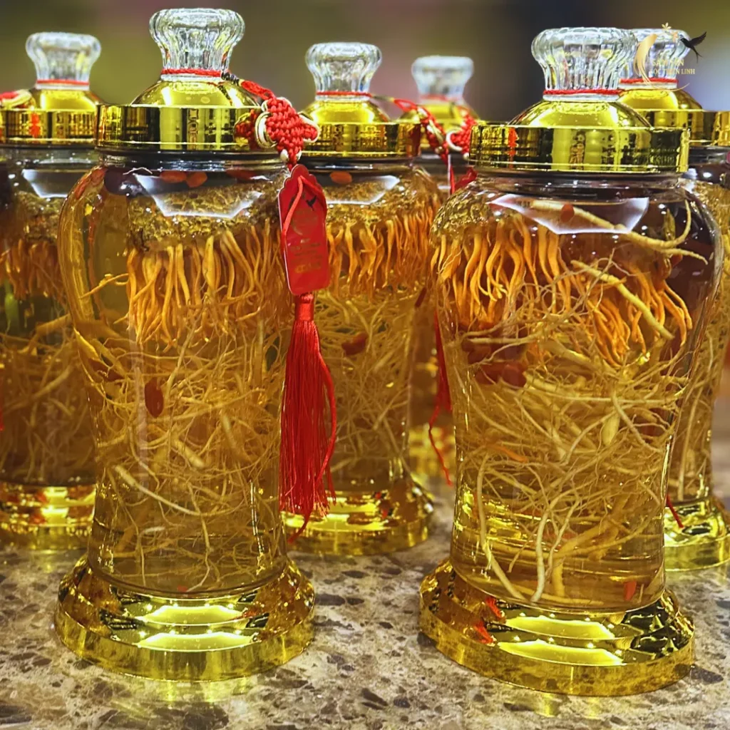 Bình Tài Lộc Ngũ Bảo dáng trụ sang trọng quà biếu sức khỏe đẳng cấp